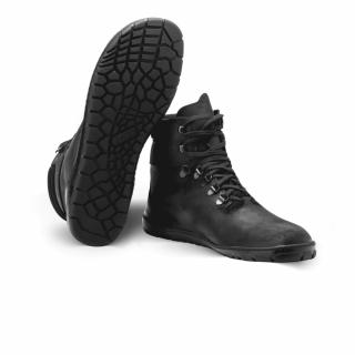Barefoot kotníková obuv Zaqq - Expeq Black Velikost: 38, Délka boty: 245, Šířka boty: 90