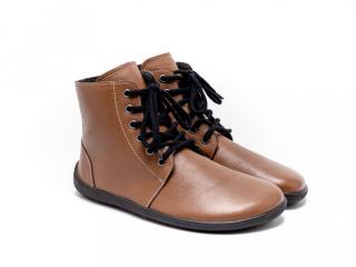 Barefoot kotníkové boty Be Lenka - Nord Caramel Velikost: 38, Délka boty: 245, Šířka boty: 95
