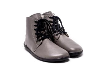 Barefoot kotníkové boty Be Lenka - Nord Grey Velikost: 42, Délka boty: 272, Šířka boty: 103