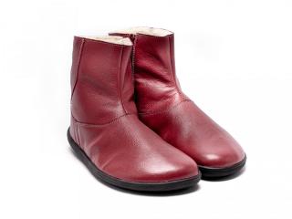 Barefoot kotníkové boty Be Lenka - Polar Ruby Velikost: 37, Délka boty: 240, Šířka boty: 93