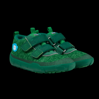 Barefoot obuv s membránou Affenzahn - Minimal Lowboot Knit Frog Velikost: 31, Délka boty: 203, Šířka boty: 74