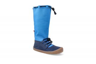 Barefoot obuv s membránou KOEL4kids - Rana Turquoise (24-31) Velikost: 24, Délka boty: 155, Šířka boty: 65
