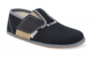 Barefoot přezůvky Pegres - bez průřezů černé Velikost: 28, Délka boty: 180, Šířka boty: 72