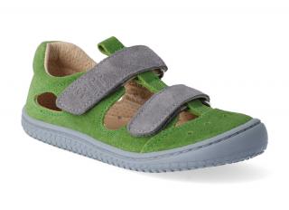 Barefoot sandálky Filii - Kaiman apple/grey M Velikost: 28