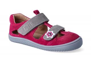 Barefoot sandálky Filii - Kaiman leather pink M Velikost: 19