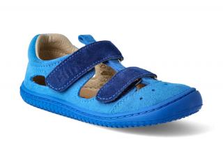 Barefoot sandálky Filii - Kaiman turquoise/blue M Velikost: 28