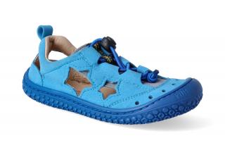 Barefoot sandálky Filii - Sea Star vegan turquoise/blue M Velikost: 21
