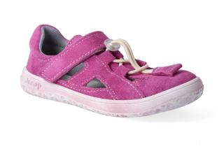Barefoot sandálky Jonap - B9S růžová Velikost: 25, Délka boty: 165, Šířka boty: 71