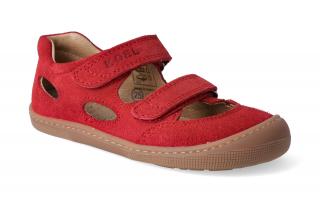 Barefoot sandálky KOEL4kids - Bernardinho Red Velikost: 24, Délka boty: 160, Šířka boty: 67