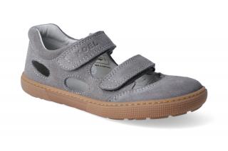 Barefoot sandálky KOEL4kids - Bernardo Grey Velikost: 28, Délka boty: 183, Šířka boty: 74