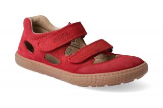 Barefoot sandálky KOEL4kids - Bernardo Red Velikost: 28, Délka boty: 183, Šířka boty: 74