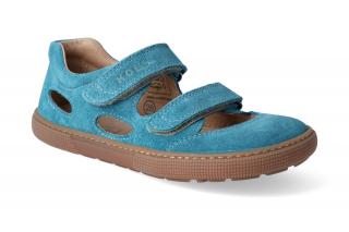 Barefoot sandálky KOEL4kids - Bernardo Turquoise Velikost: 29, Délka boty: 188, Šířka boty: 75