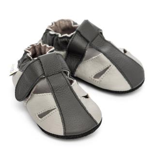 Barefoot sandálky Liliputi® - Stone Velikost: XL, Délka boty: 150, Šířka boty: 74