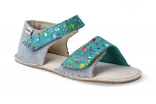 Barefoot sandálky OKbarefoot - Mirrisa barevné Velikost: 25, Délka boty: 168, Šířka boty: 68