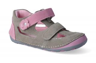 Barefoot sandálky Protetika - Flip taupe Velikost: 23, Délka boty: 151, Šířka boty: 66