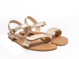 Barefoot sandály Be Lenka - Grace gold Velikost: 41, Délka boty: 269, Šířka boty: 105