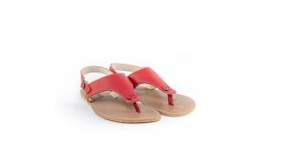 Barefoot sandály Be Lenka - Promenade red Velikost: 40, Délka boty: 261, Šířka boty: 104