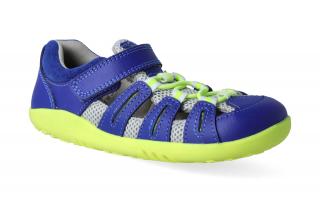 Barefoot sandály Bobux - Summit Blueberry + Neon Velikost: 23, Délka boty: 153, Šířka boty: 60