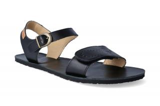 Barefoot sandály Tikki shoes - Vibe infinity black Velikost: 38, Délka boty: 250, Šířka boty: 100