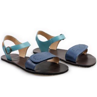 Barefoot sandály Tikki shoes - VIBE INFINITY BLUE Velikost: 39, Délka boty: 256, Šířka boty: 103