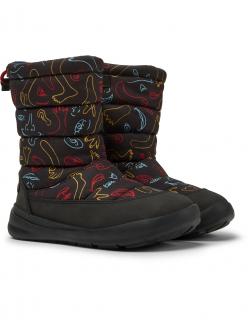 Barefoot sněhule Camper - Black Boots Velikost: 30, Délka boty: 195, Šířka boty: 69