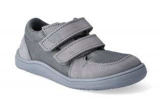 Barefoot tenisky Baby Bare - Febo Sneakers grey Velikost: 22, Délka boty: 140, Šířka boty: 65