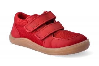 Barefoot tenisky Baby Bare - Febo Sneakers Red/resina Velikost: 22, Délka boty: 140, Šířka boty: 65