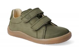 Barefoot tenisky Baby Bare - Febo Spring Khaki Velikost: 33, Délka boty: 219, Šířka boty: 82