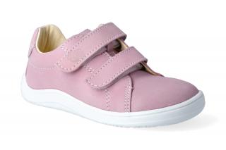 Barefoot tenisky Baby Bare - Febo Spring Pink nubuk Velikost: 30, Délka boty: 184, Šířka boty: 74