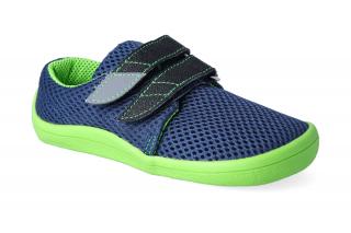 Barefoot tenisky Beda -  Blue lime letní Velikost: 28, Délka boty: 175, Šířka boty: 74