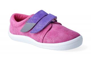 Barefoot tenisky Beda - Janette violet Velikost: 21, Délka boty: 131, Šířka boty: 62