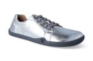 Barefoot tenisky bLIFESTYLE - GroundSTYLE Nappa silver Velikost: 38, Délka boty: 255, Šířka boty: 94