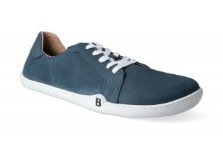 Barefoot tenisky bLIFESTYLE - GroundStyle nubuk petrol blue Velikost: 37, Délka boty: 250, Šířka boty: 92