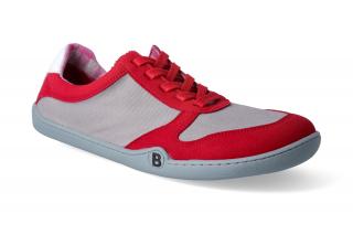 Barefoot tenisky bLIFESTYLE - SportSTYLE micro/textile red Velikost: 37, Délka boty: 250, Šířka boty: 92