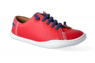 Barefoot tenisky Camper - Peu Cami Sella barco red Velikost: 27, Délka boty: 170, Šířka boty: 72