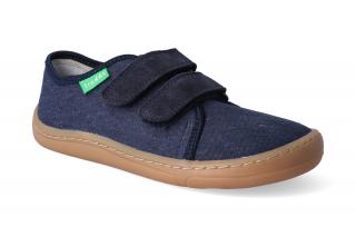 Barefoot tenisky Froddo -  BF Dark blue plátěné 21B Velikost: 27, Délka boty: 183, Šířka boty: 72