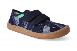 Barefoot tenisky Froddo -  BF Grey blue plátěné Velikost: 31, Délka boty: 210, Šířka boty: 78
