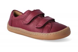 Barefoot tenisky Froddo - BF Low tops Bordeaux Velikost: 25, Délka boty: 160, Šířka boty: 67