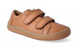 Barefoot tenisky Froddo - BF Low tops Cognac Velikost: 33, Délka boty: 215, Šířka boty: 77