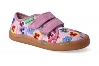 Barefoot tenisky Froddo -  BF Pink plátěné Velikost: 37, Délka boty: 251, Šířka boty: 86