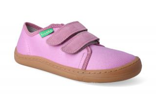 Barefoot tenisky Froddo -  BF Pink plátěné Velikost: 39, Délka boty: 265, Šířka boty: 90