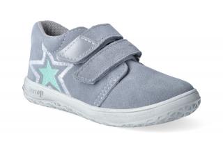 Barefoot tenisky Jonap - B1 šedá hvězdička Velikost: 20, Délka boty: 130, Šířka boty: 62