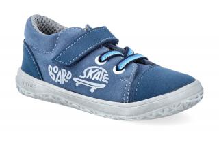 Barefoot tenisky Jonap - B12 modrá skate Velikost: 24, Délka boty: 155, Šířka boty: 68