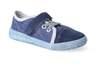 Barefoot tenisky Jonap - B15 Airy modrá riflová Velikost: 28, Délka boty: 180, Šířka boty: 72
