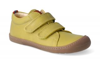 Barefoot tenisky KOEL4kids - Bernardinho mustard Velikost: 27, Délka boty: 175, Šířka boty: 71