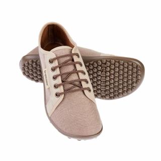 Barefoot tenisky Leguano - Denim Sand Velikost: 39, Délka boty: 242, Šířka boty: 86