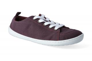 Barefoot tenisky Mukishoes - Low-cut Plum Velikost: 41, Délka boty: 268, Šířka boty: 96