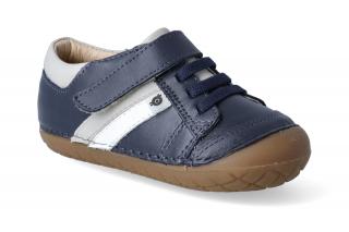 Barefoot tenisky Oldsoles - Shield Pave navy gris snow Velikost: 20, Délka boty: 120, Šířka boty: 60