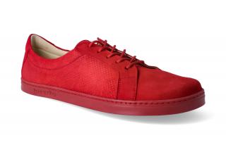 Barefoot tenisky Peerko - Classic 2.0 Red Velikost: 38, Délka boty: 248, Šířka boty: 97