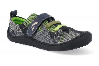 Barefoot tenisky Tikki shoes - Harlequin Textil Army Velikost: 25, Délka boty: 164, Šířka boty: 68